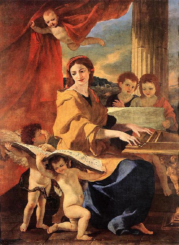 POUSSIN, Nicolas St Cecilia af